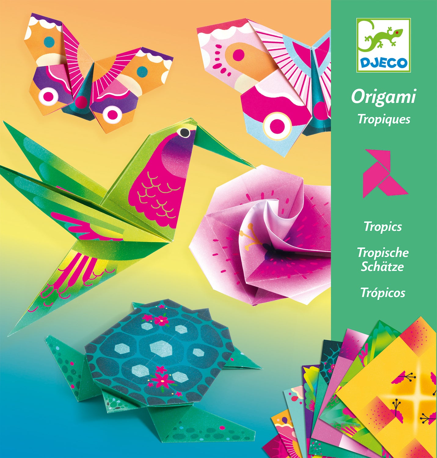 Origami - Tropics - Gingerbread House Toys