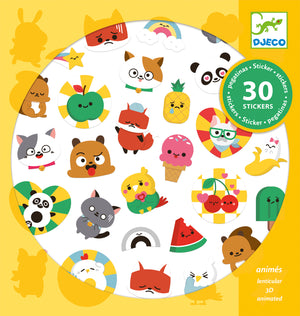 Djeco Emoji Lenticular Changing Stickers