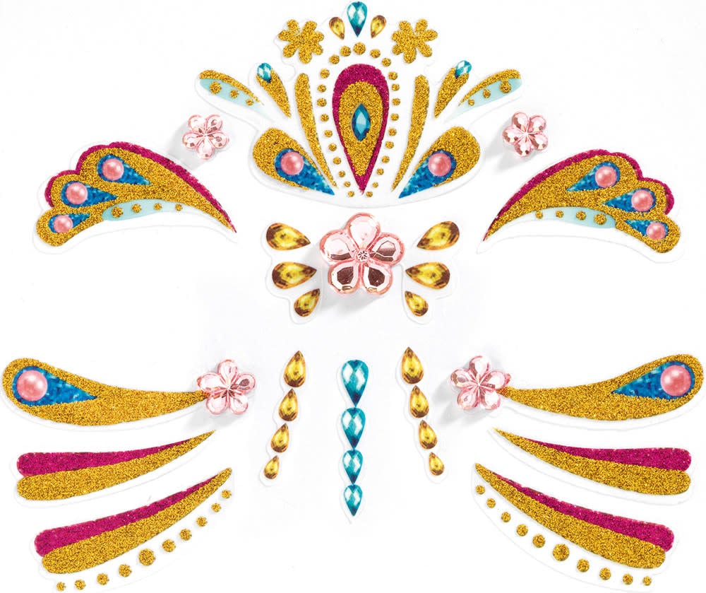 Face Stickers-Gold Princess