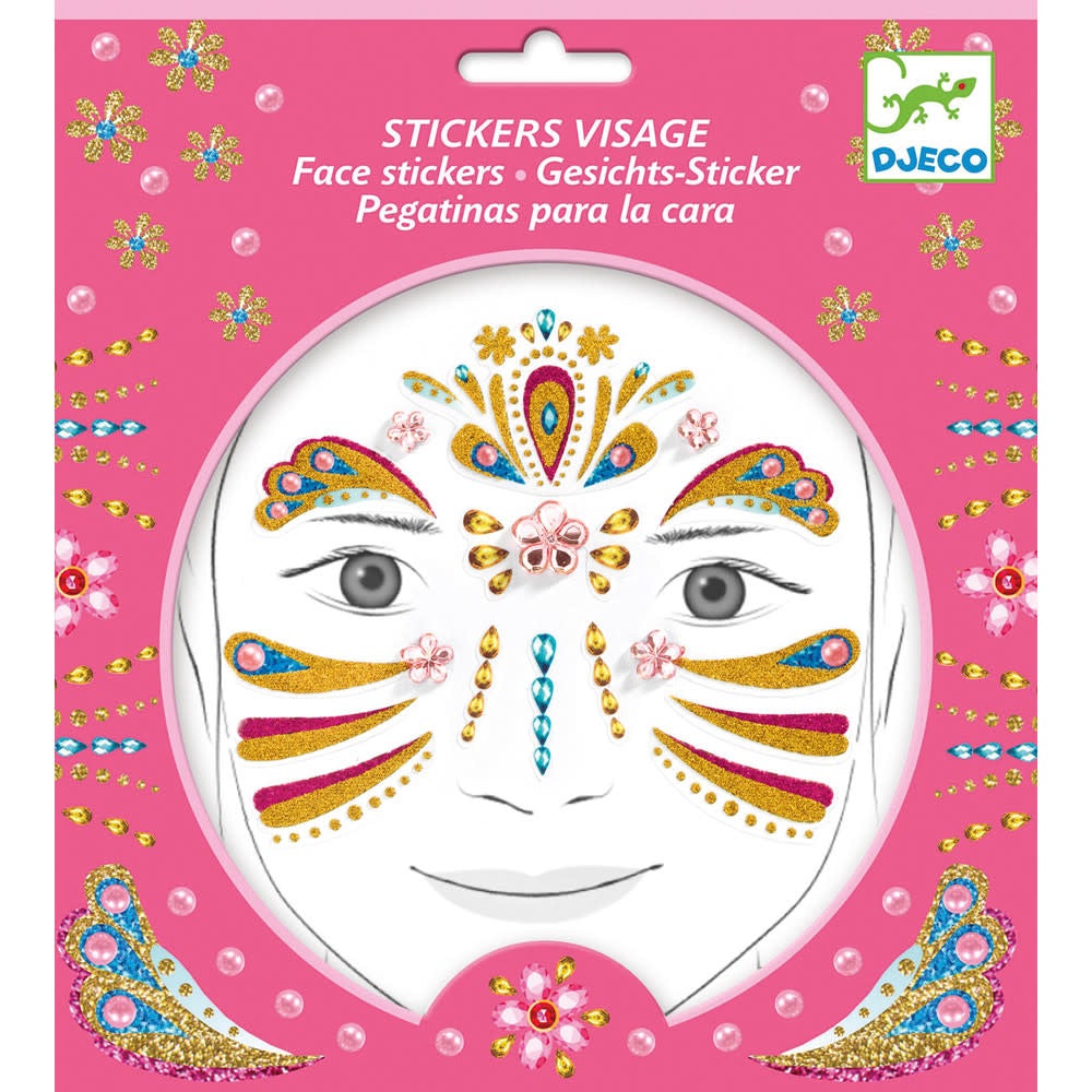 Face Stickers-Gold Princess