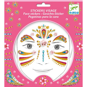 Face Stickers-Gold Princess