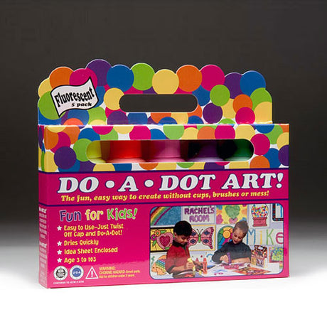 Dot-Art Markers 5-pk Fluorescent