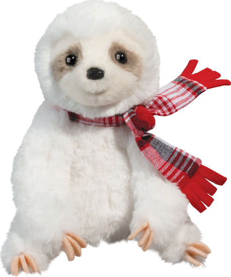 White Sloth Mini Soft Holiday