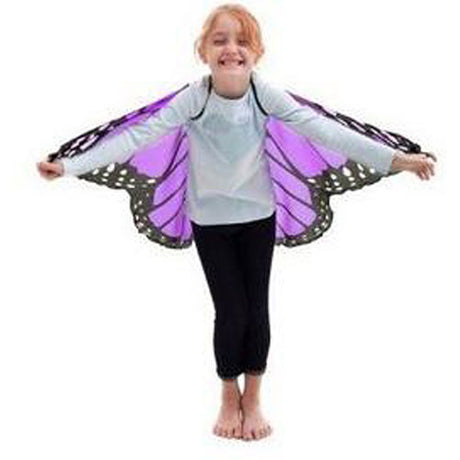 Purple Monarch Butterfly Wing