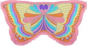 Pink Rainbow Butterfly Wing