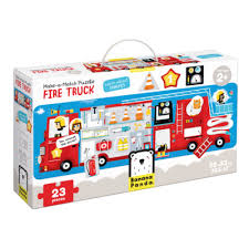 Make/Match Puzzle - Fire Truck
