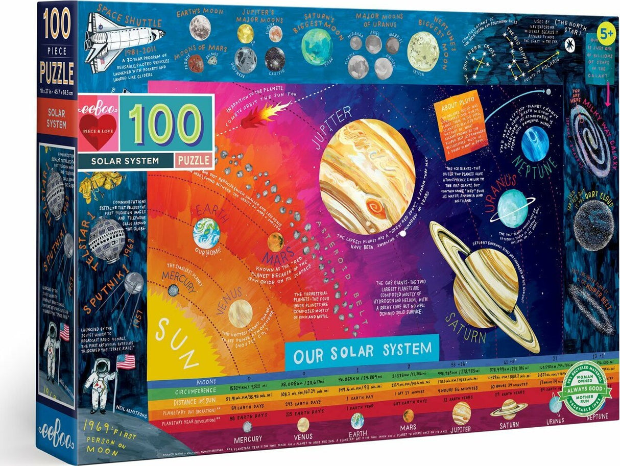 Solar System 100 Piece Puzzle