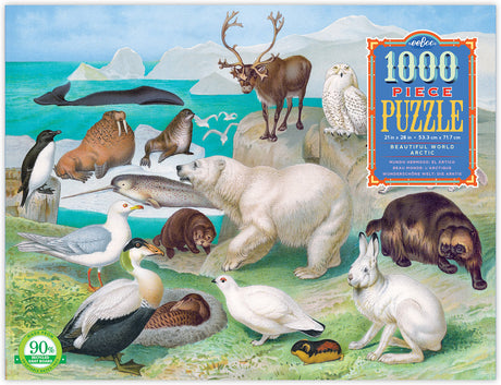 Beautiful World Arctic 1000 Piece Rectangle Puzzle