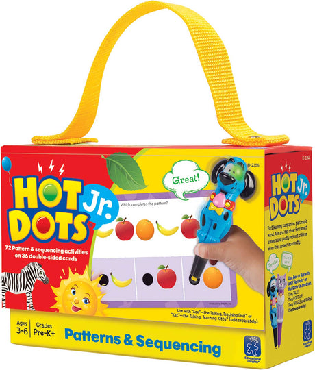 Hot Dots Jr. Card Set - Patterns & Sequencing