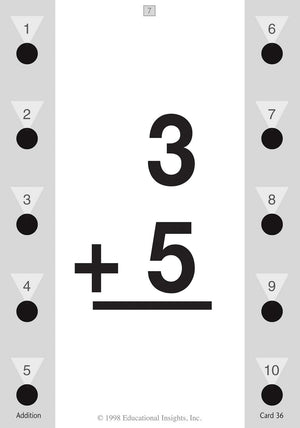 Hot Dots Math Flash Cards - Addition