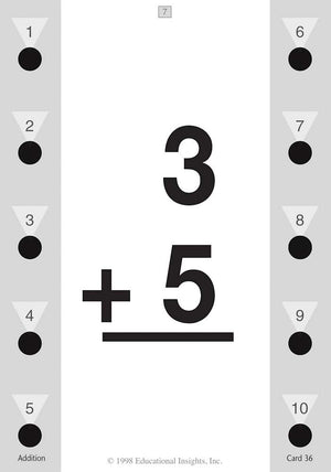 Hot Dots Math Flash Cards - Addition