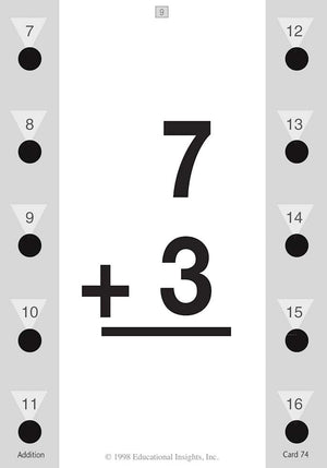 Hot Dots Math Flash Cards - Addition