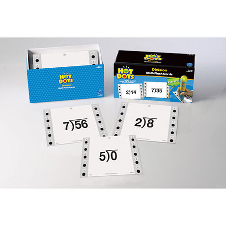 Hot Dots Math Flash Cards Division