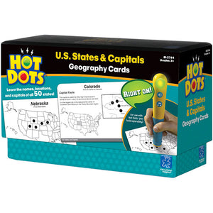 Hot Dots U.S. States & Capitals
