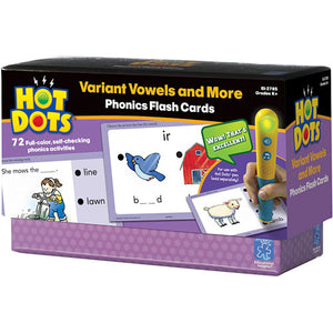 Hot Dots Phonics Variant Vowels