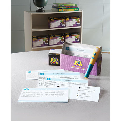 Hot Dots Reading Comprehension Card Set - Getting the Main Idea
