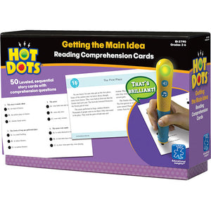 Hot Dots Reading Comprehension Card Set - Getting the Main Idea