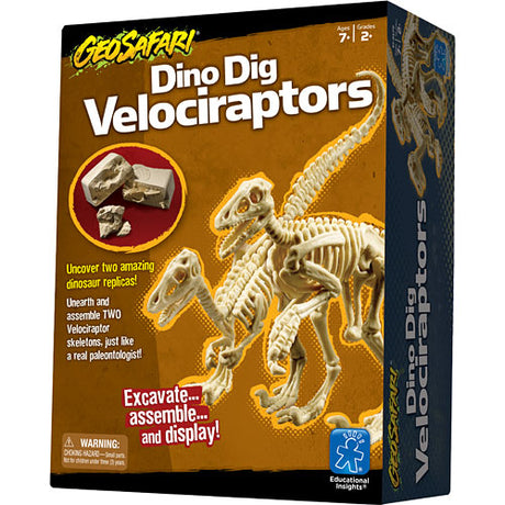 Geosafari Dino Dig Velociraptors