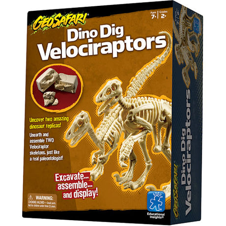 Geosafari Dino Dig Velociraptors