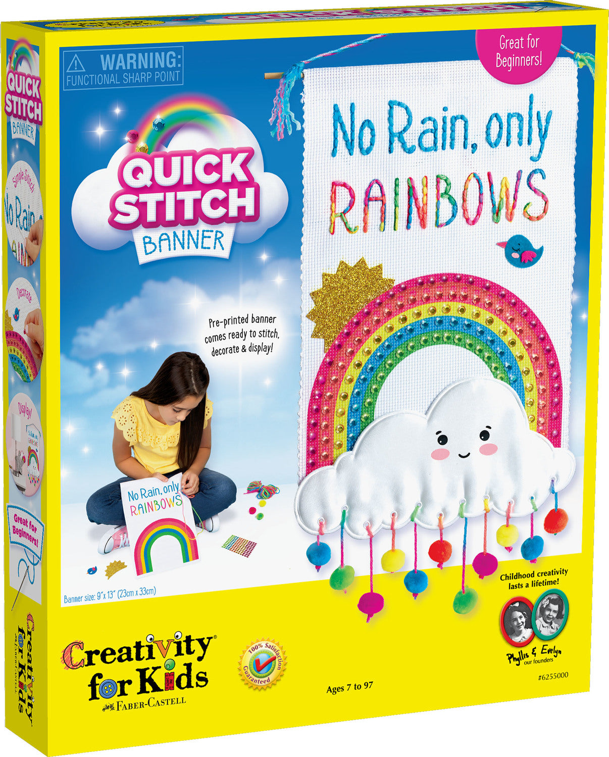 Quick Stitch Banner  -  Rainbow