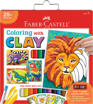 Do Art Coloring with Clay