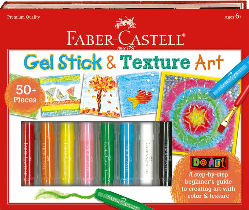 Gel Stick & Texture Art - Gingerbread House Toys
