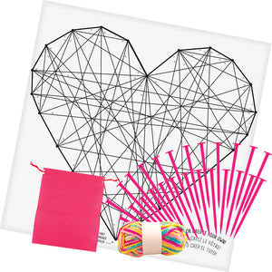 Lawn String Art Outdoor Activity