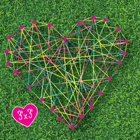 Lawn String Art Outdoor Activity