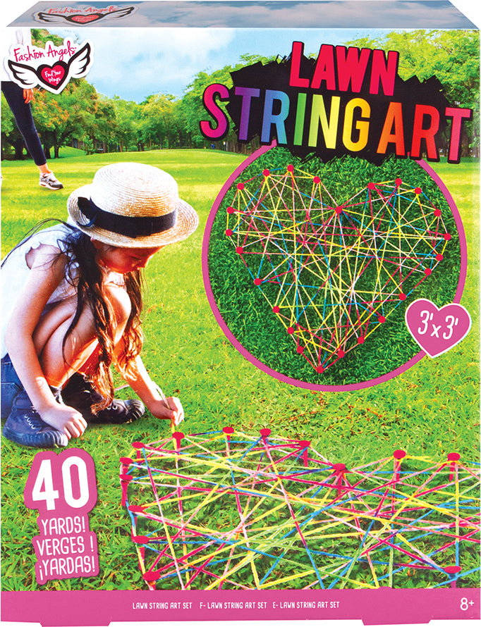 Lawn String Art Outdoor Activity
