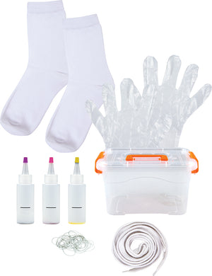 Neon Tie Dye Socks & Laces Design Keeper Crate