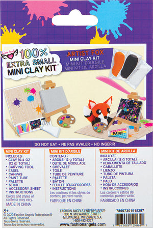 100% Extra Small Mini Clay Kit - Artist Fox