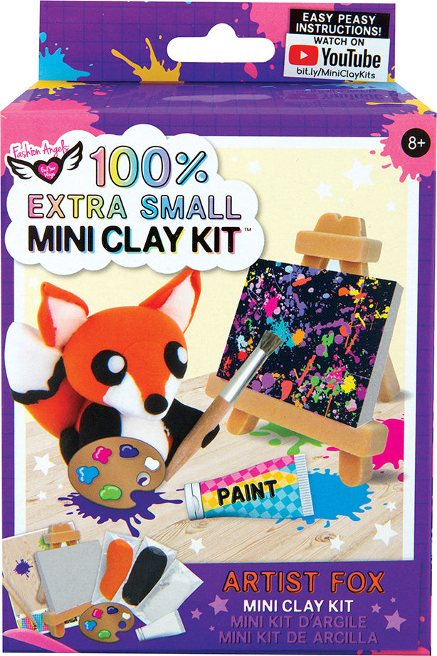 100% Extra Small Mini Clay Kit - Artist Fox