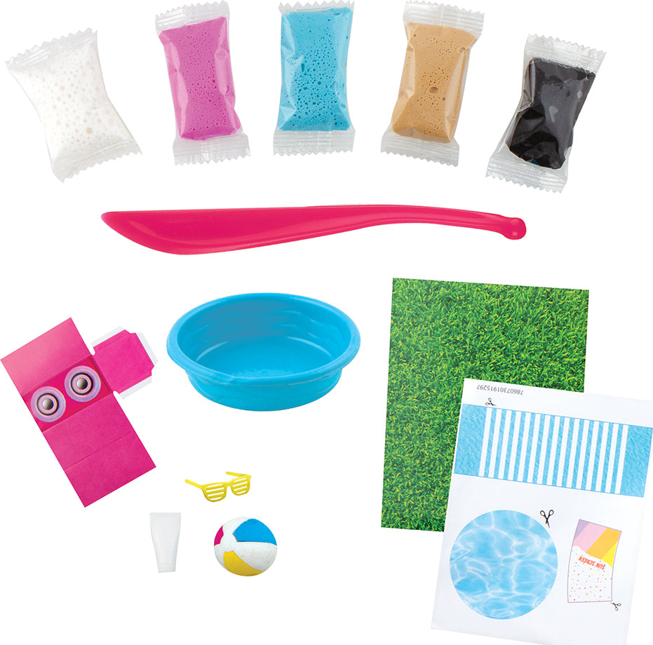 100% Extra Small Mini Clay Kit - Pool Party Llama