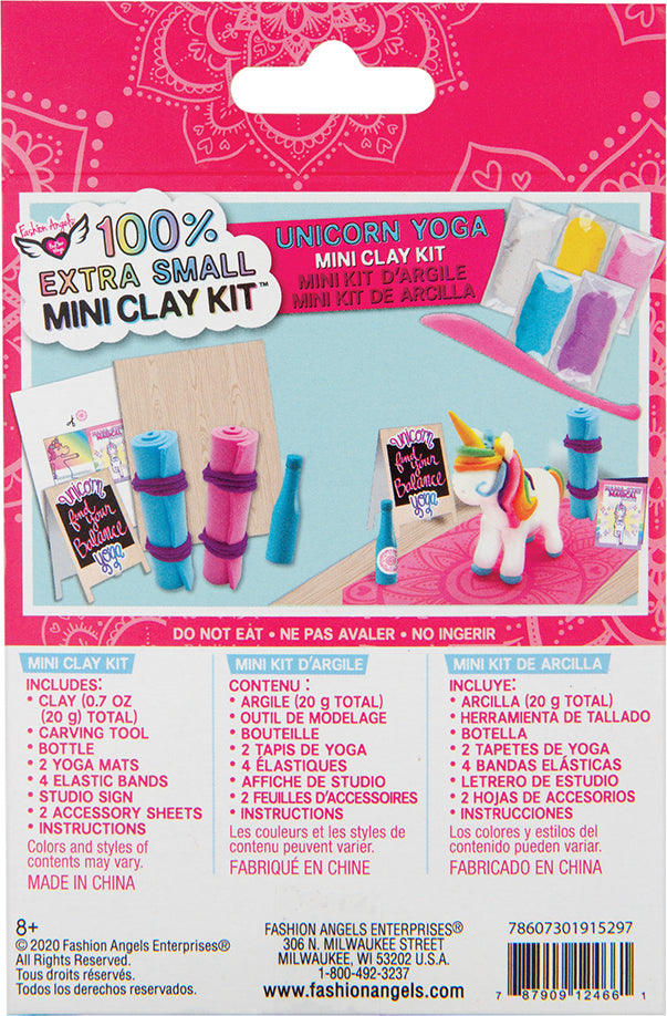 100% Extra Small Mini Clay Kit - Unicorn Yoga