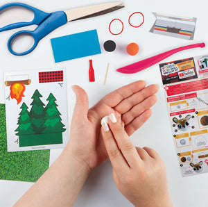 100% Extra Small Mini Clay Kit - Camping Deer