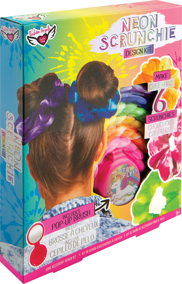 Neon Tie Dye Scrunchie Design Kit