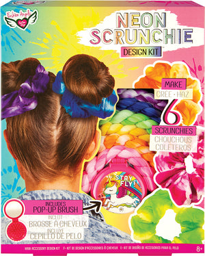 Neon Tie Dye Scrunchie Design Kit