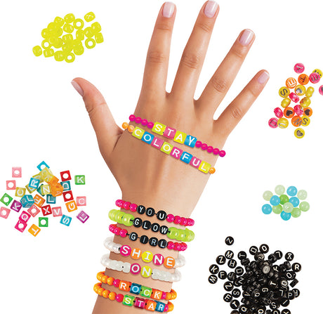 Tell Your Story Neon Glow Alphabet Bead Case - Small