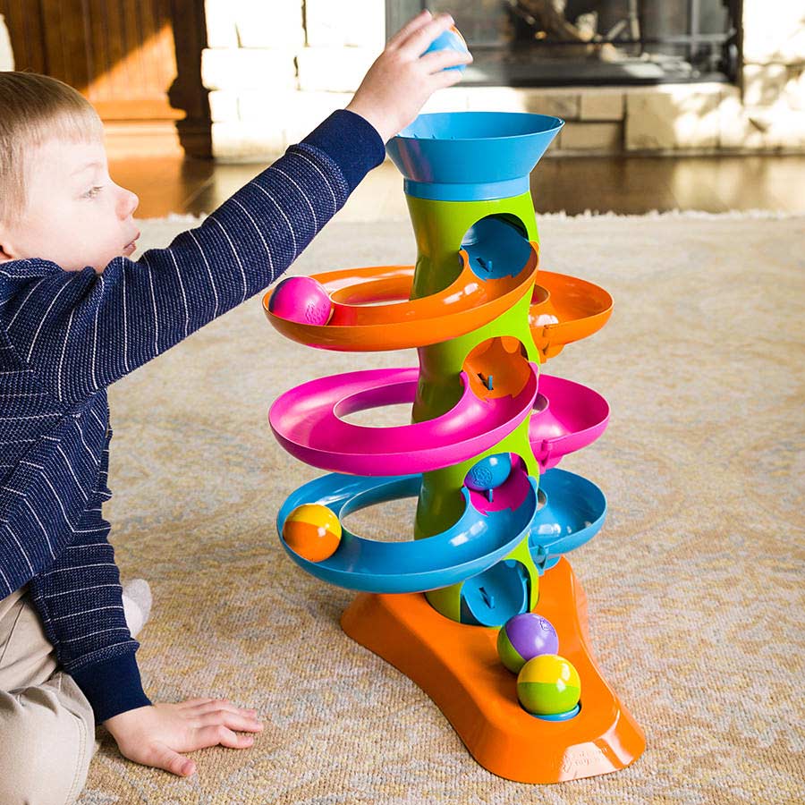 Roll Again Tower - Gingerbread House Toys