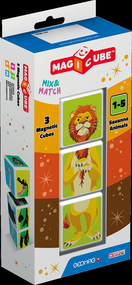Magicube Savana Animals 3 Cubes