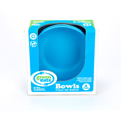 Green Eats Bowls-2 Per Set-blue