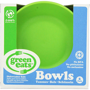 Green Eats Bowls-2 Per Set-green