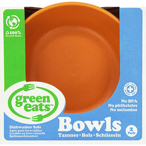 Green Eats Bowls-2 Per Set-orange