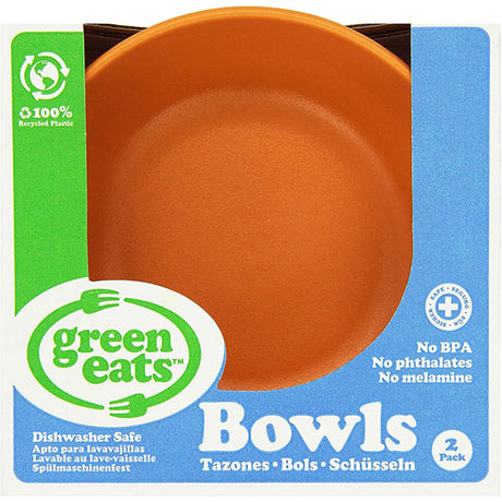 Green Eats Bowls-2 Per Set-orange