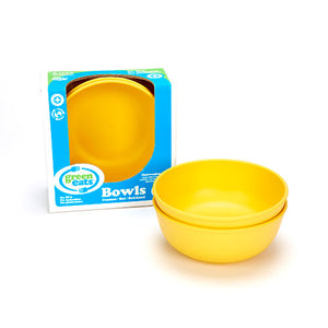 Green Eats Bowls-2 Per Set-yellow