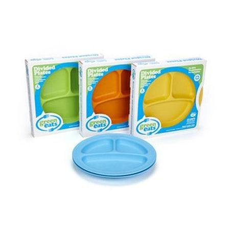 Green Eats Divided Plates-2 Per Set- Assorted Case (2/ Color)