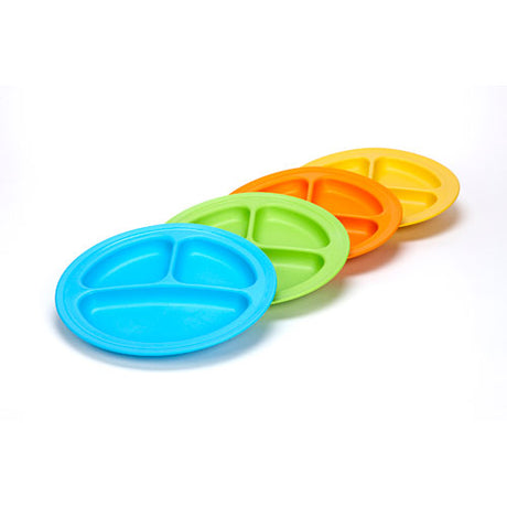 Green Eats Divided Plates-2 Per Set- Assorted Case (2/ Color)