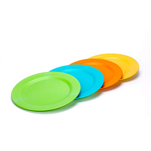 Green Eats Plates-2 Per Set-assorted Case (2/ Color)