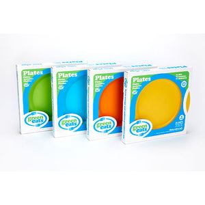 Green Eats Plates-2 Per Set-assorted Case (2/ Color)