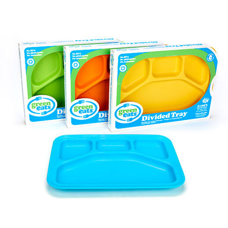 Green Eats Divided Tray-1 Per Set-assorted Case (2/ Color)